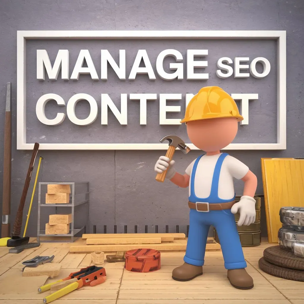 Manage SEO content by updating.